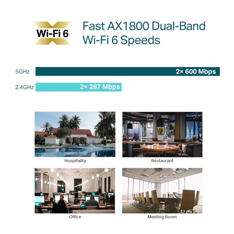 Point d'accès WiFi6 AX1800 Indoor IP67