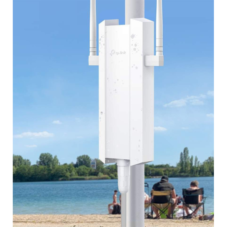 Point d'accès WiFi 6 AX1800 Indoor/Outdoor Haute Densité - TP-Link EAP610-Outdoor