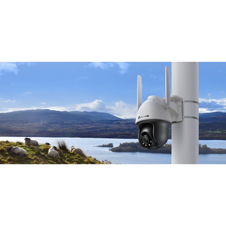 Caméra réseau panoramique 4G couleur extérieure VIGI 4MP