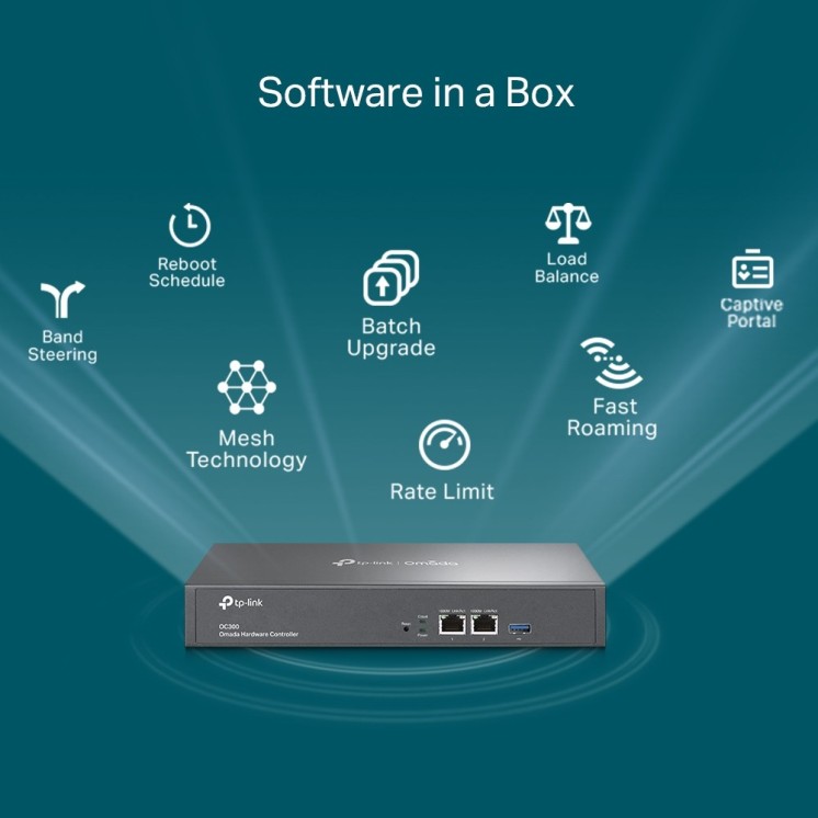 Contrôleur Réseau TP-Link Omada OC200  | Gestion centralisée Wi-Fi Pro