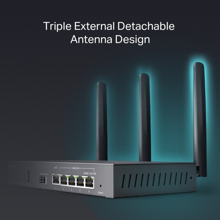 Routeur 4G Wi-Fi 6 TP-Link ER706W-4G – Pro, Omada, SIM, Double WAN