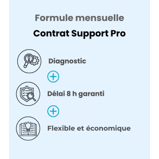 Visuel Contrat Support Pro - Mensuel avec services associés