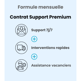 Visuel Contrat Support Premium 360 - Mensuel avec services proposés