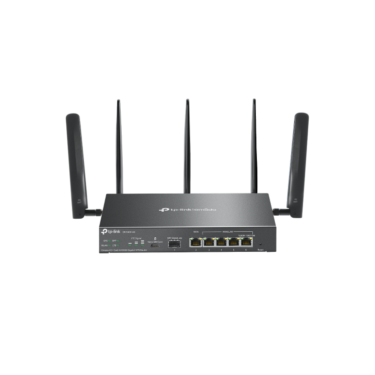 ER706W-4G Routeur VPN Omada 4G+ Cat6 WiFi AX3000 Gigabit